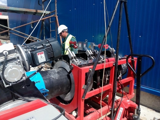 El HDPE de For Welding del soldador de la fusión del extremo instala tubos el tamaño de 800M M