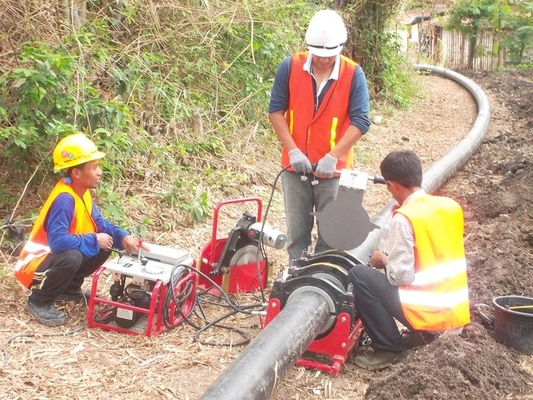 Soldadora de Thermofusion del tubo del HDPE de 160M M 220V