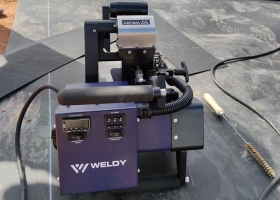 Máquina del lacre de la costura de la soldadura de Weldy WGW300 Geomembrane con 1750W 0,5 -3.0MM
