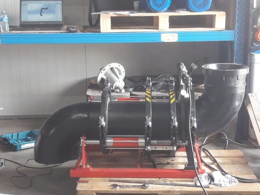 máquina hidráulica de la soldadura por fusión del extremo 0-6.3mpa roja/modificada para requisitos particulares