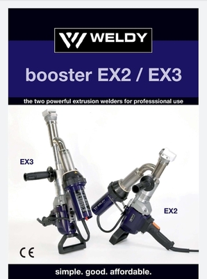 Extrusor de plástico portátil compacto de 3kw