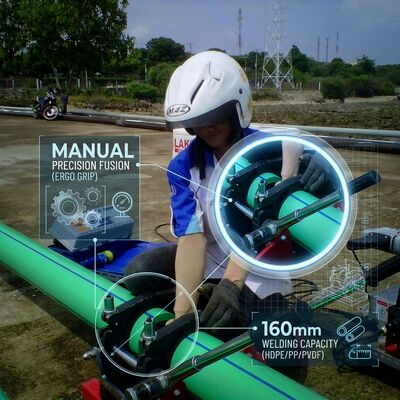 800mm HDPE Pipe Butt Fusion Welder 380V | Large Diameter Manual