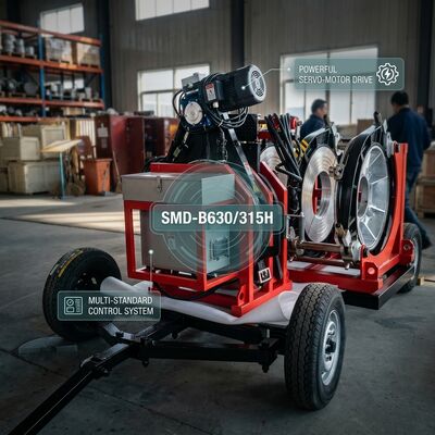 380V 630mm HDPE Hydraulic Butt Fusion Welder | ISO Compliant
