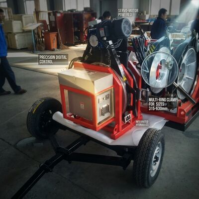 380V 630mm HDPE Hydraulic Butt Fusion Welder | ISO Compliant