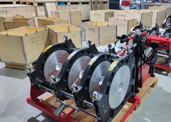 Monofásico de articulación de la pulgada 220V de la máquina IPS 8 de la soldadura por fusión del extremo del HDPE de ASTM