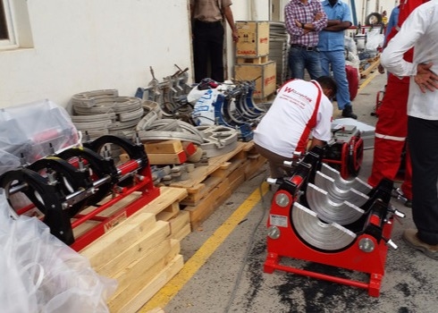 Máquina hidráulica Thermofusion PVDF de la soldadura por fusión del extremo de 315M M