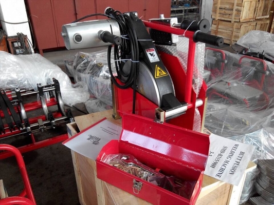 máquina de la soldadura a tope del HDPE 110V de 355m m, máquina hidráulica de la fusión del extremo 1.1KW