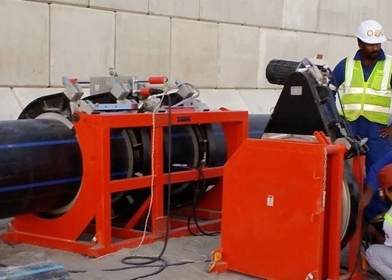 Máquina hidráulica DVS2207/1 08/2007 de la soldadura por fusión del extremo del HDPE de 800M M