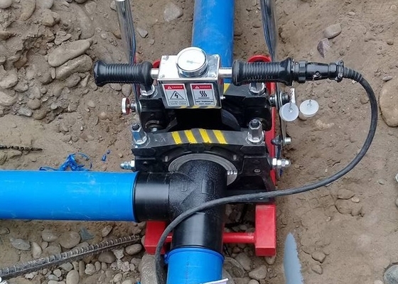 Máquina manual 44KG 220V de la soldadura por fusión del extremo del tubo del polietileno