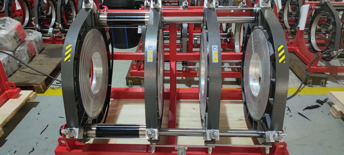 poder de cepillado de la herramienta de la máquina 0.75kw de la soldadura por fusión del extremo del HDPE del tiempo de la placa solar 0-999s