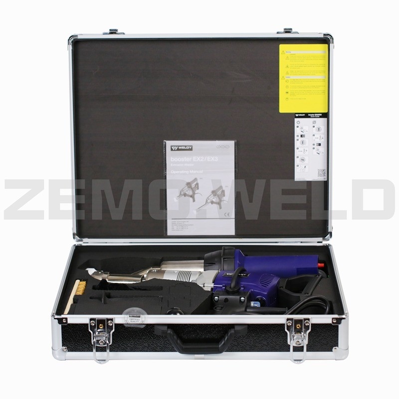 Pistola de extrusión de plástico portátil Weldy Ex2 3000w para varillas de soldadura de 3-4 mm