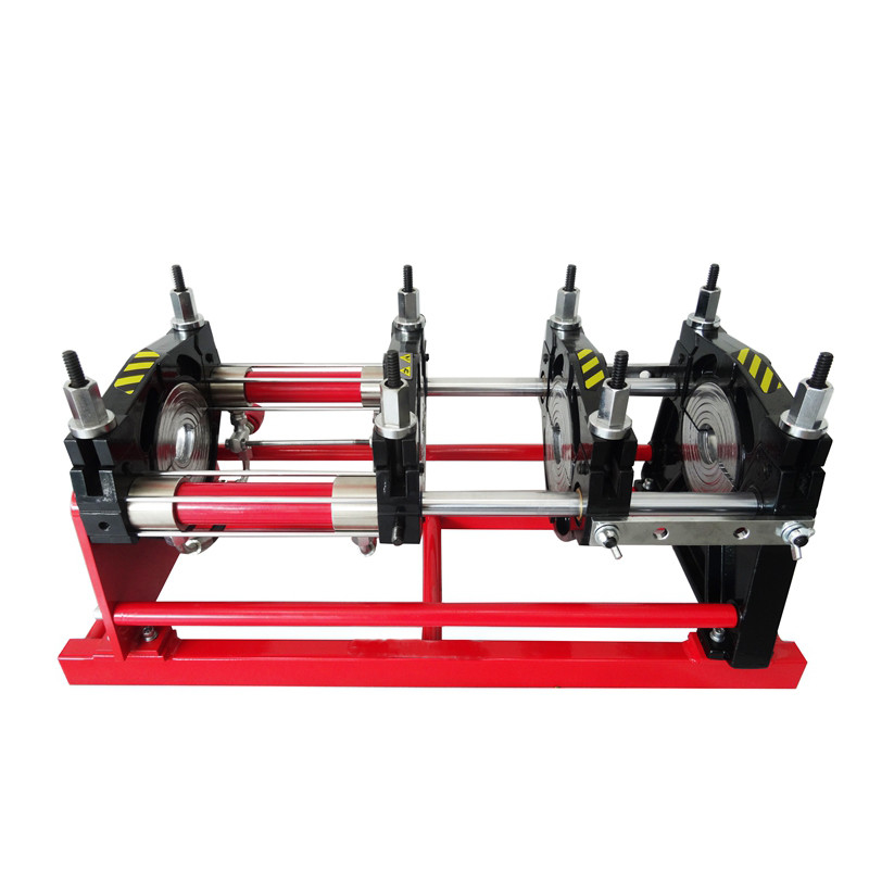 Máquina de la soldadura por fusión del extremo del HDPE DVS2207-1 08/2007 1KW, soldador hidráulico del extremo de 160M M